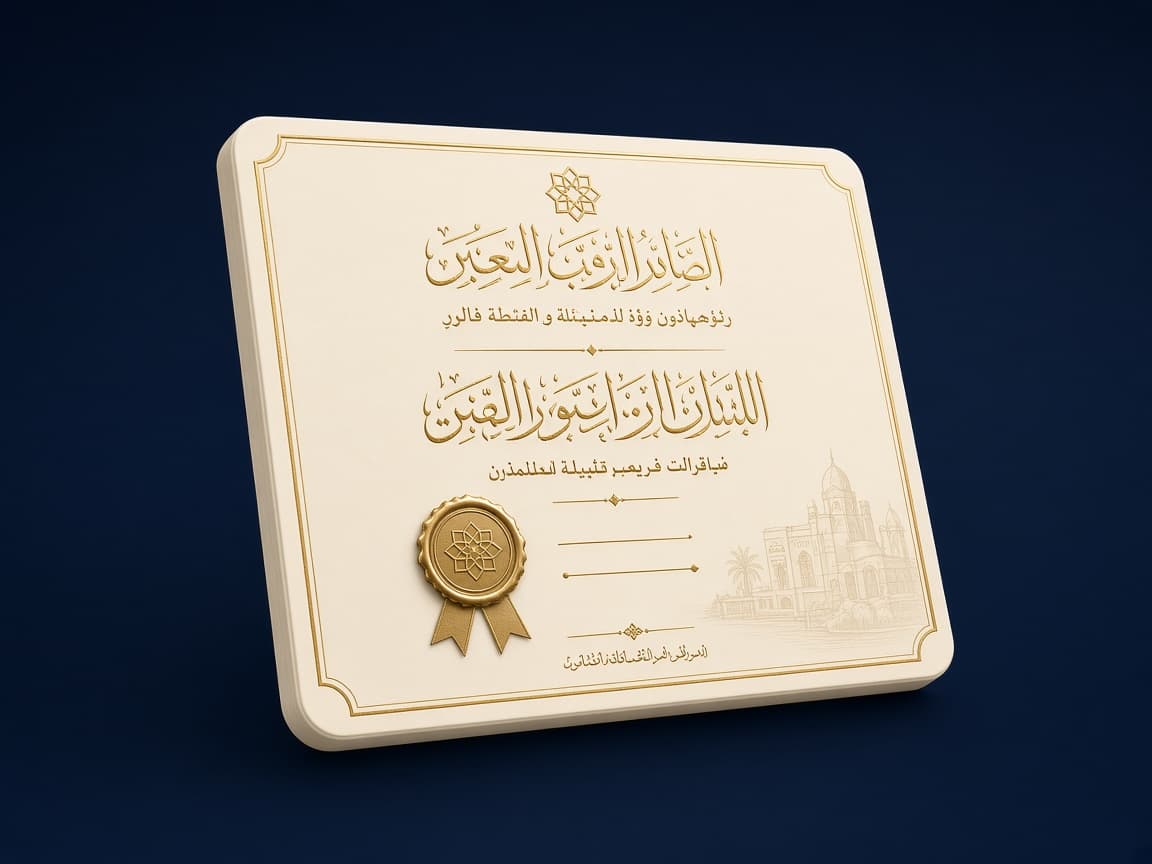بطاقة حجز ثلاثية الأبعاد